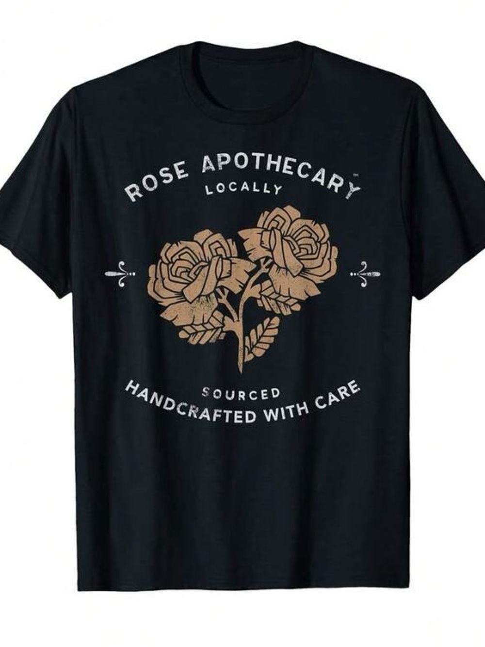 Schitt's Creek Rose Apothecary Graphic Tee with Peach Roses